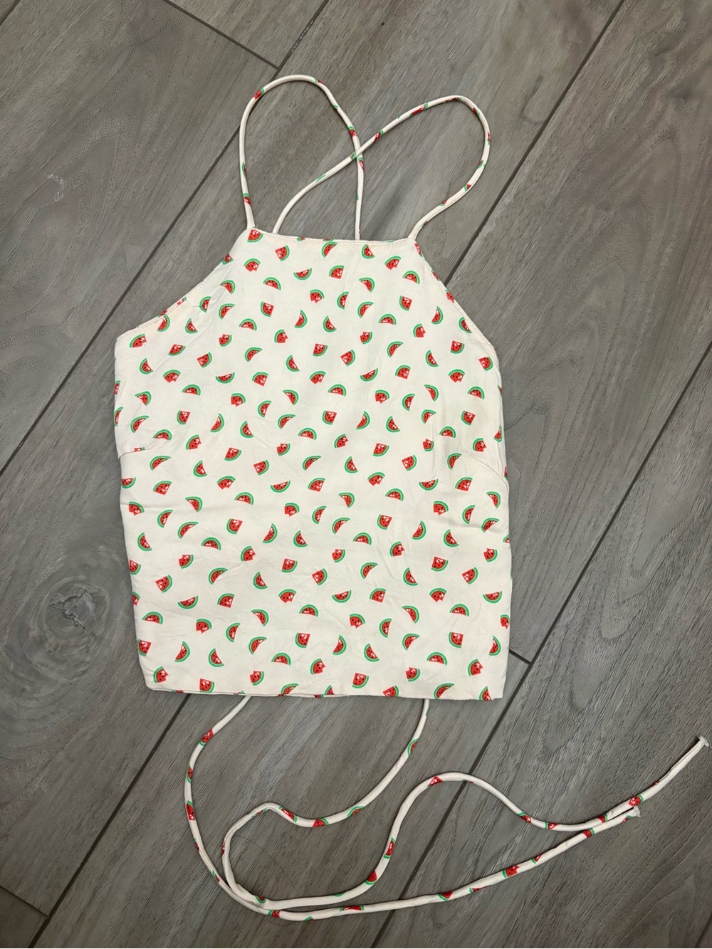 Zara Watermelon Print Crop Top